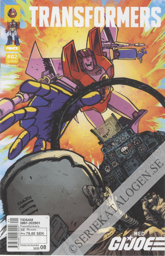 Framsida på Transformers #1 (2025)