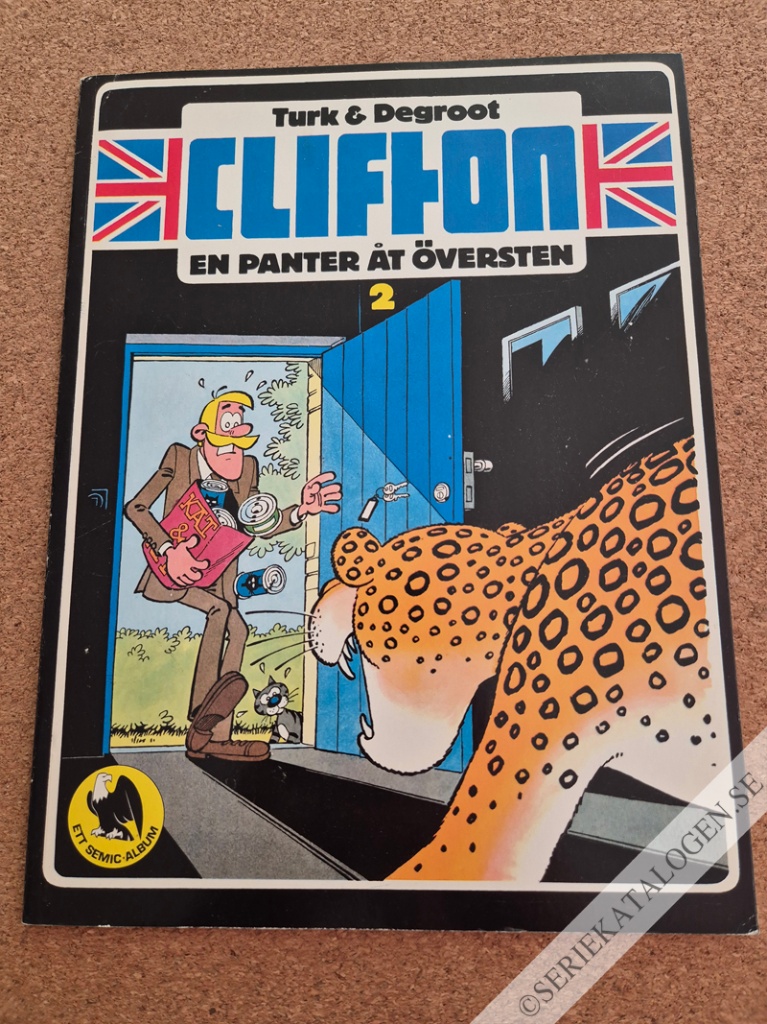 Framsida på Clifton En panter åt översten (1982)