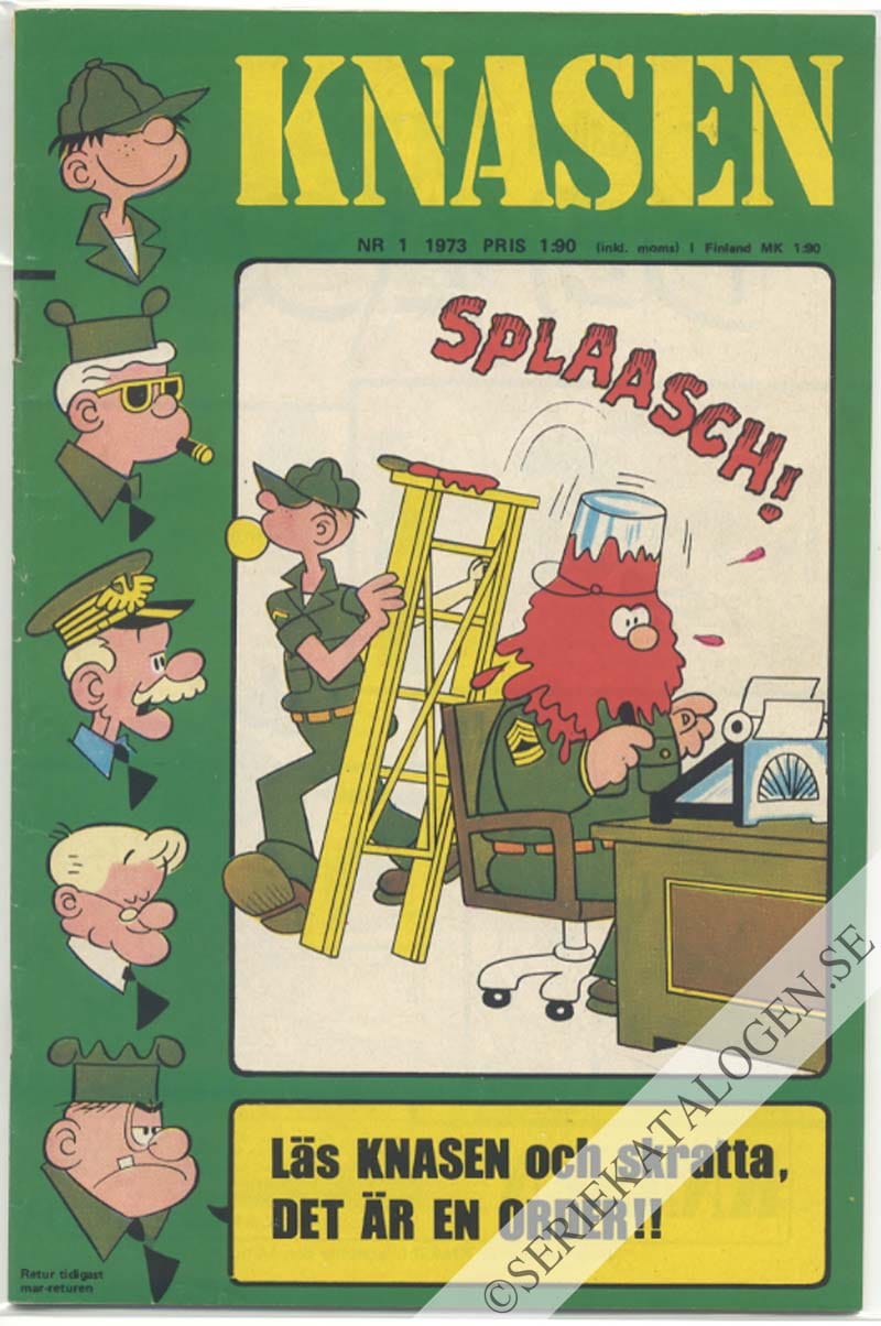Framsida på Knasen #1 (1973)