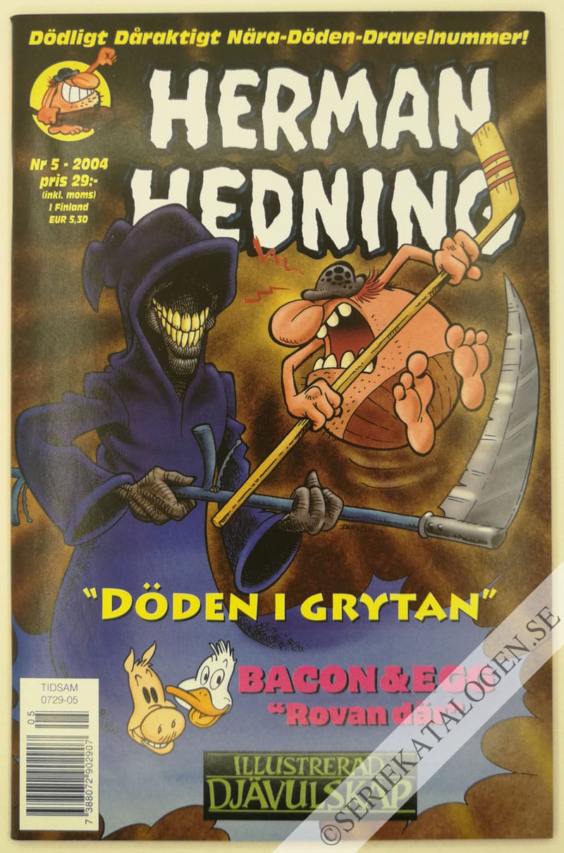 Framsida på Herman Hedning #5 (2004)