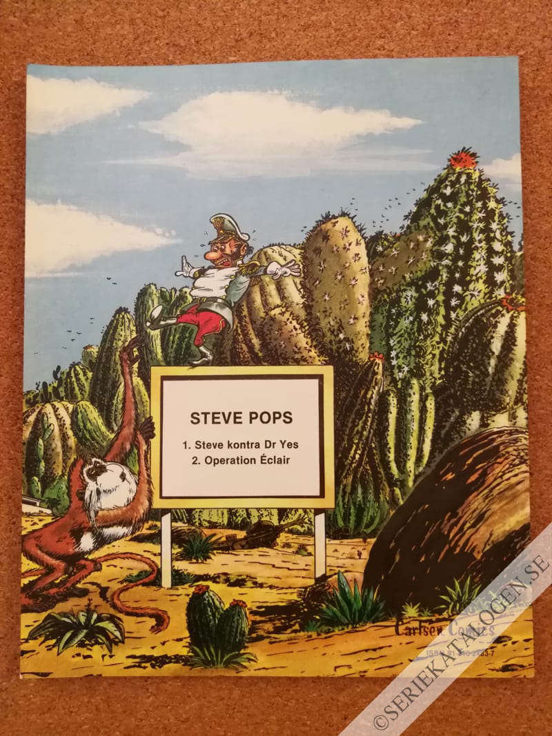 Baksida på Steve contra Dr Yes (1980)