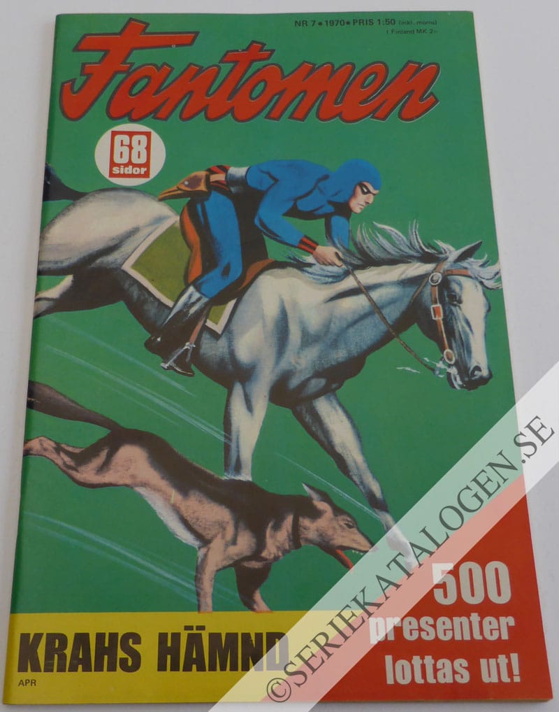 Framsida på Fantomen #7 (1970)