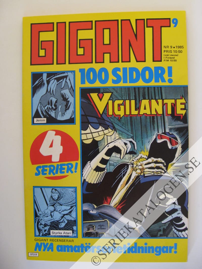 Framsida på Gigant #9 (1985)