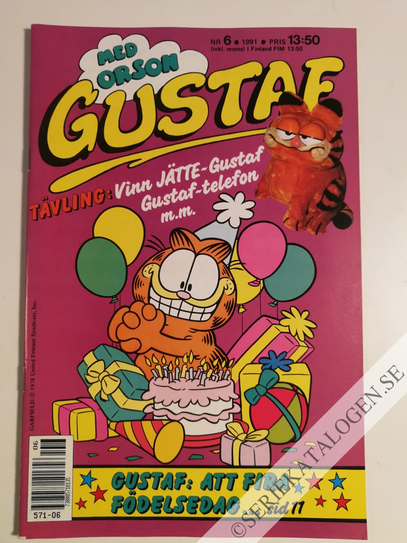 Framsida på Gustaf #6 (1991)