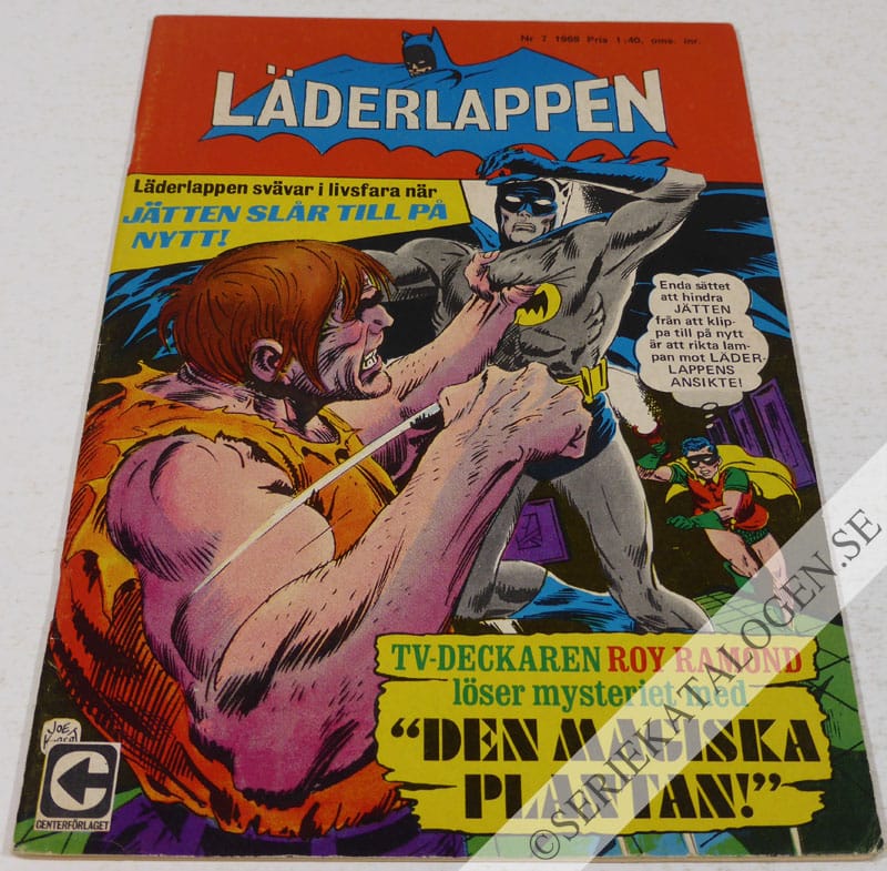 Framsida på Läderlappen och Robin #7 (1968)