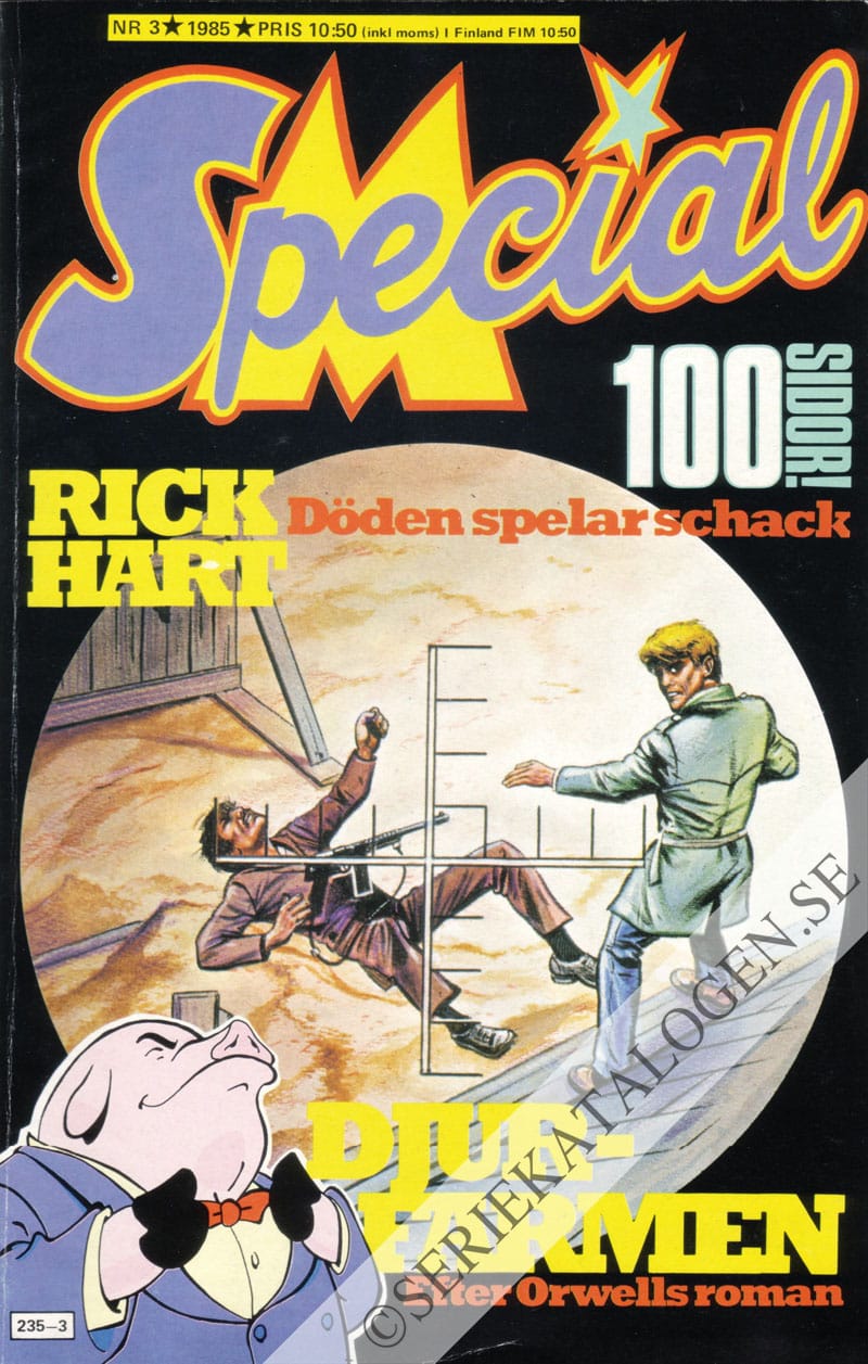 Framsida på Seriemagasinet specialalbum #3 (1985)