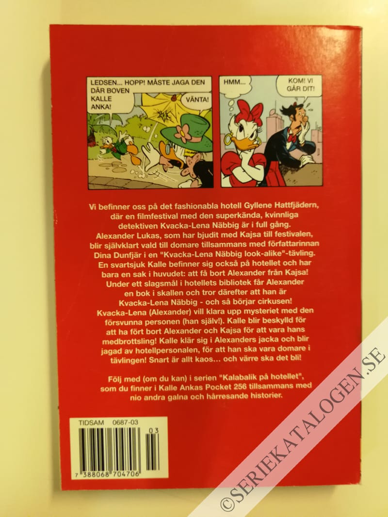 Baksida på Kalabalik på hotellet (2001)