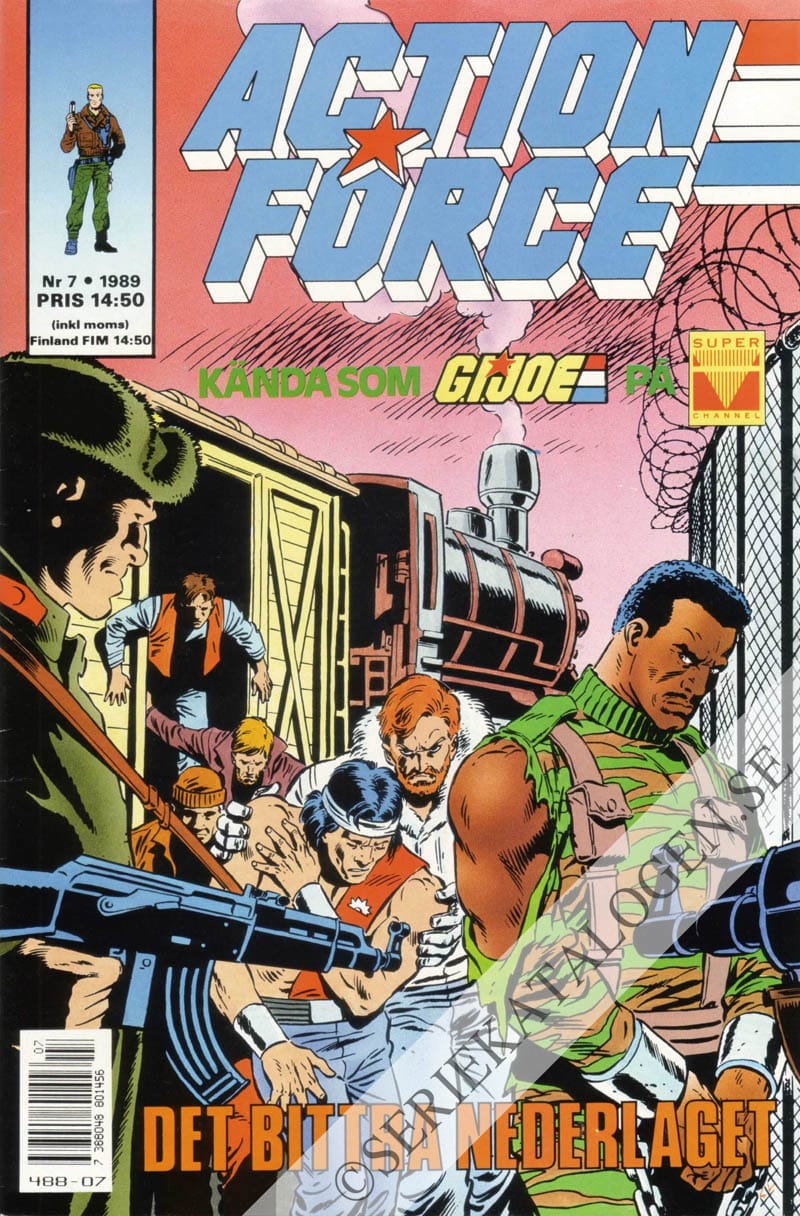 Framsida på Action force #7 (1989)