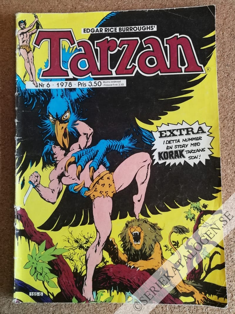 Framsida på Tarzan #6 (1978)