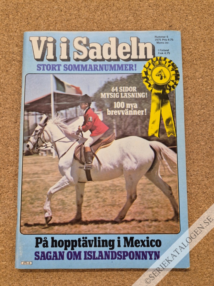 Framsida på Vi i sadeln #5 (1975)