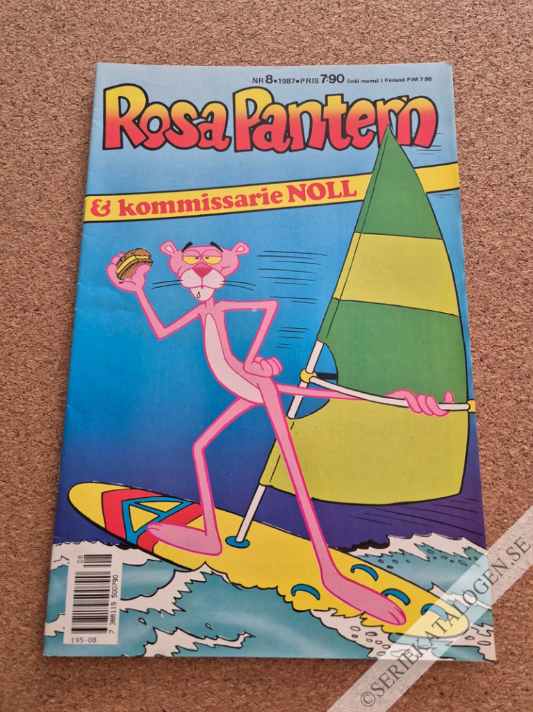 Framsida på Rosa Pantern #8 (1987)