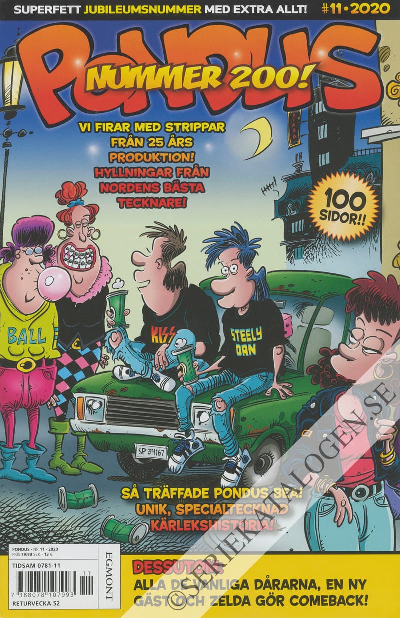 Framsida på Pondus #11 (2020)