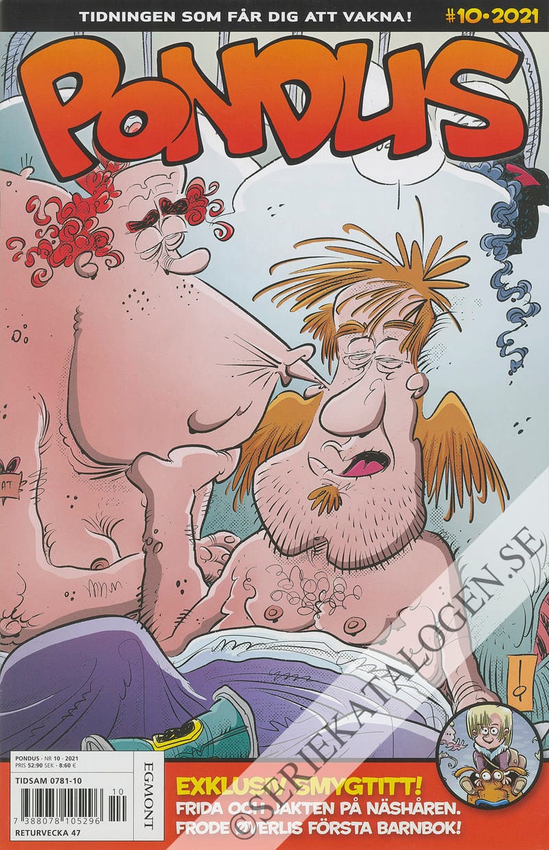 Framsida på Pondus #10 (2021)