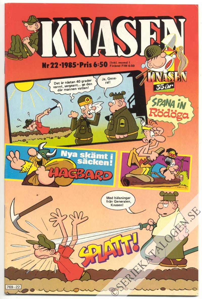 Framsida på Knasen #22 (1985)