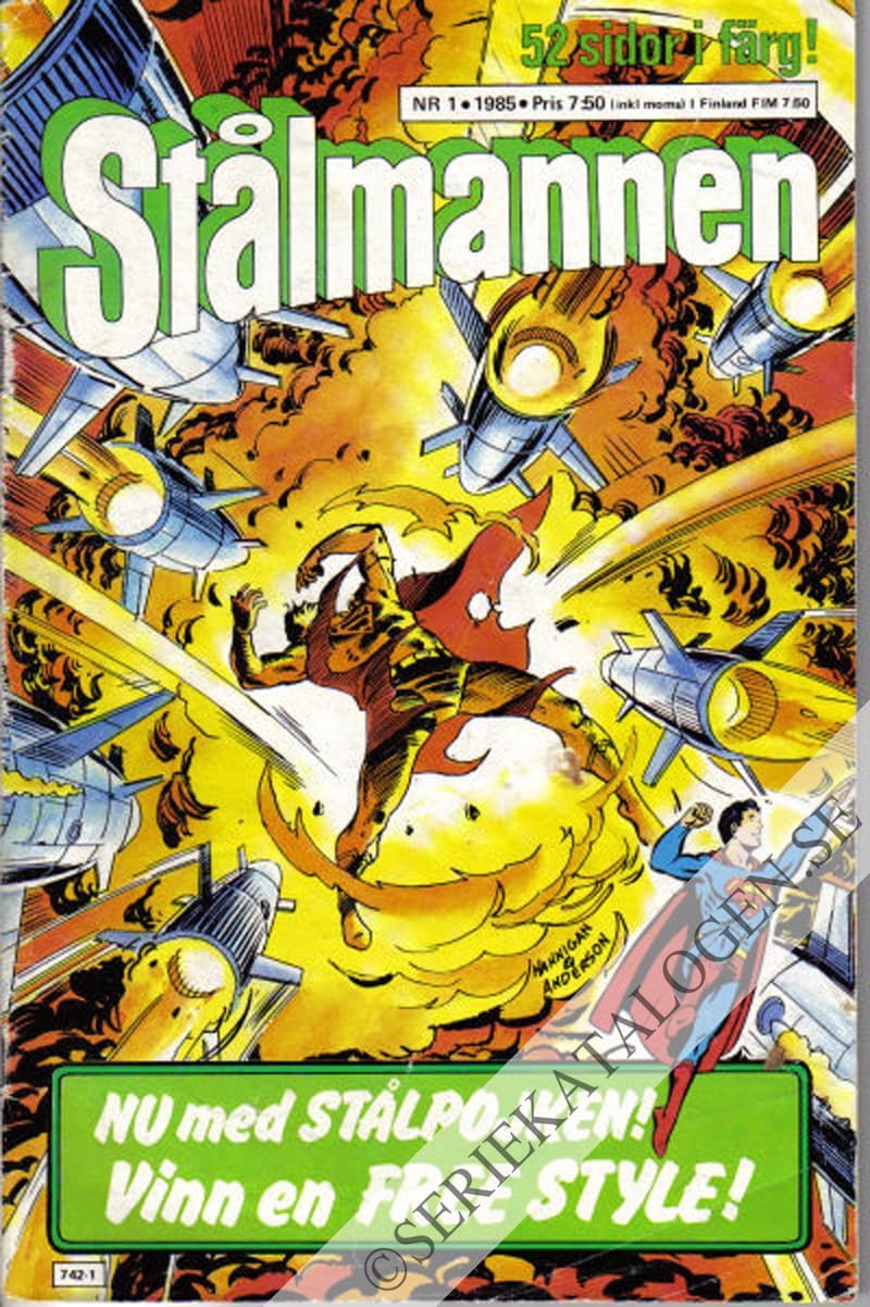 Framsida på Stålmannen #1 (1985)