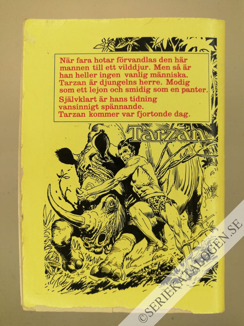 Baksida på De tappra 200 (1976)