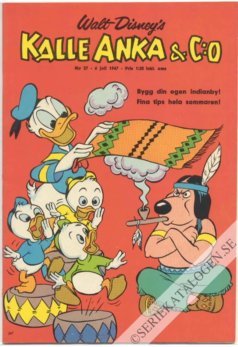 Framsida på Kalle Anka & C:o #27 (1967)