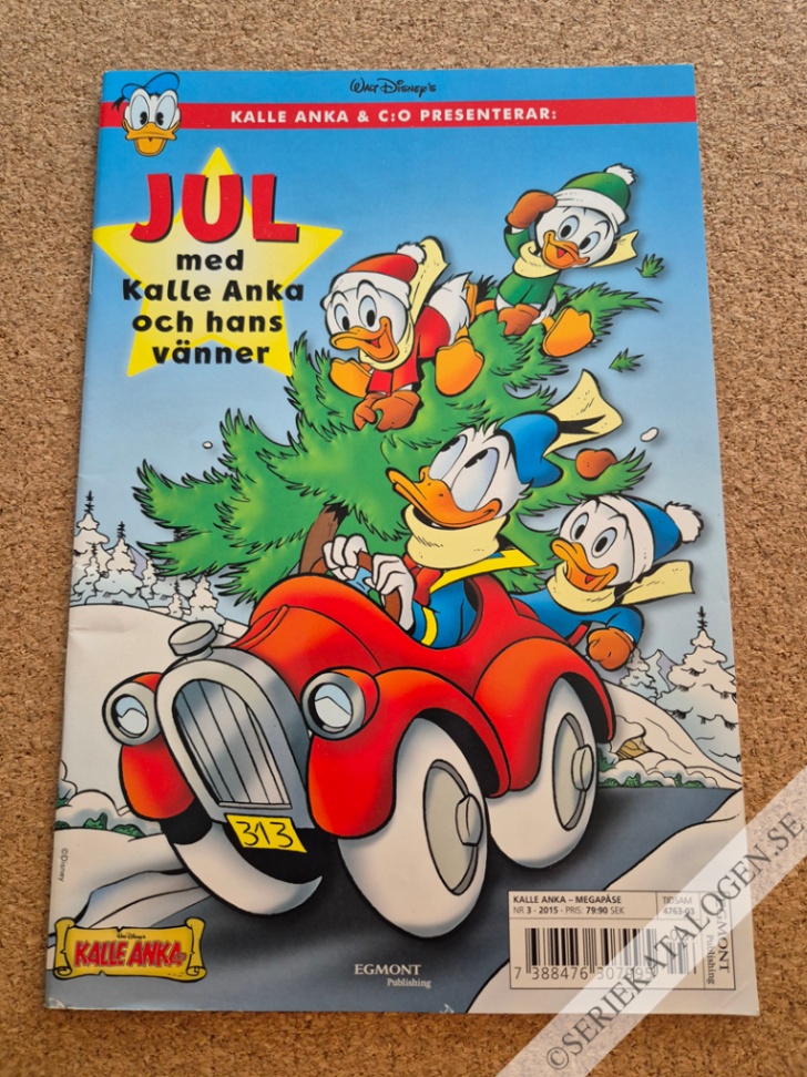 Framsida på Kalle Anka & C:o presenterar (Kalle Anka & C:o Megapåse) Jul med Kalle Anka och hans vänner (2015)