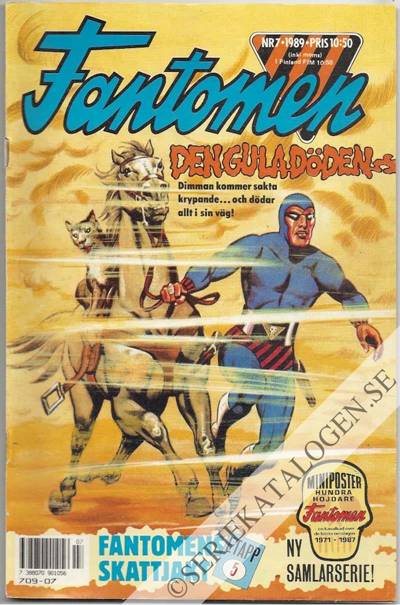 Framsida på Fantomen #7 (1989)