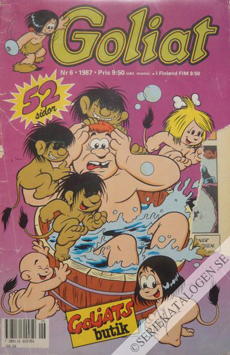Framsida på Goliat #6 (1987)