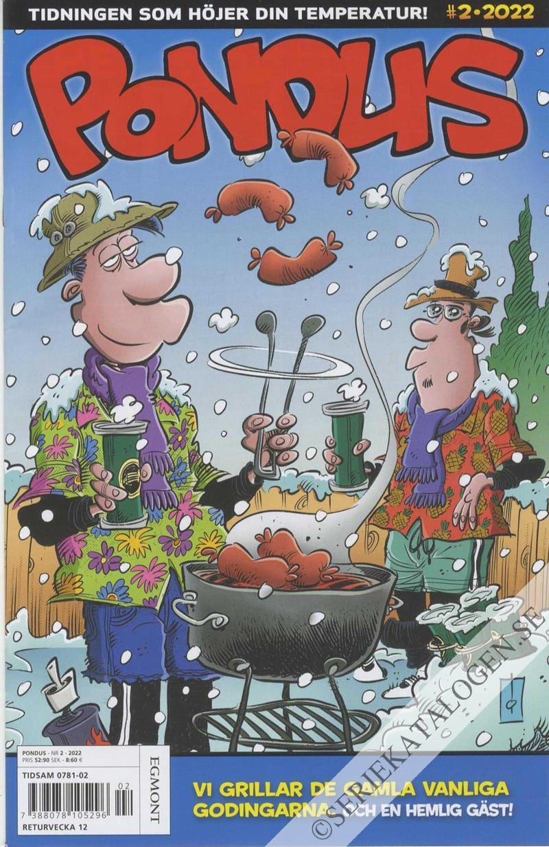 Framsida på Pondus #2 (2022)