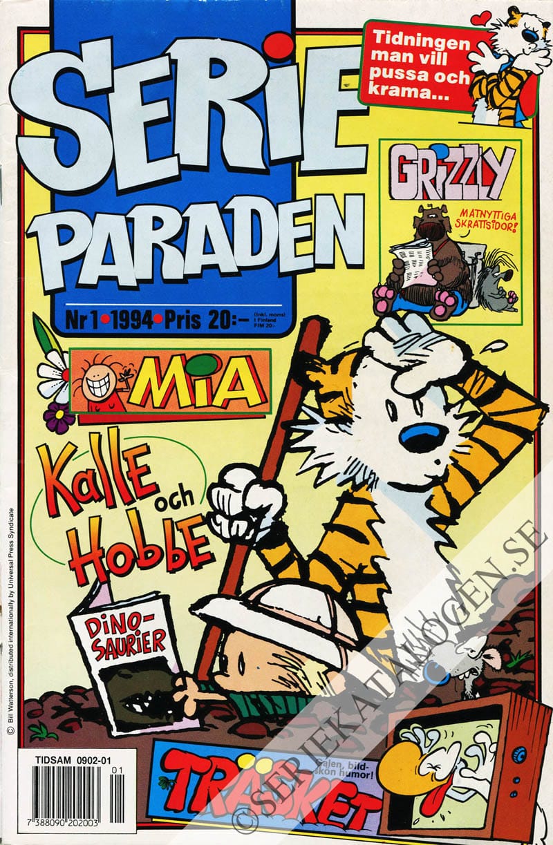 Framsida på Serie-paraden #1 (1994)