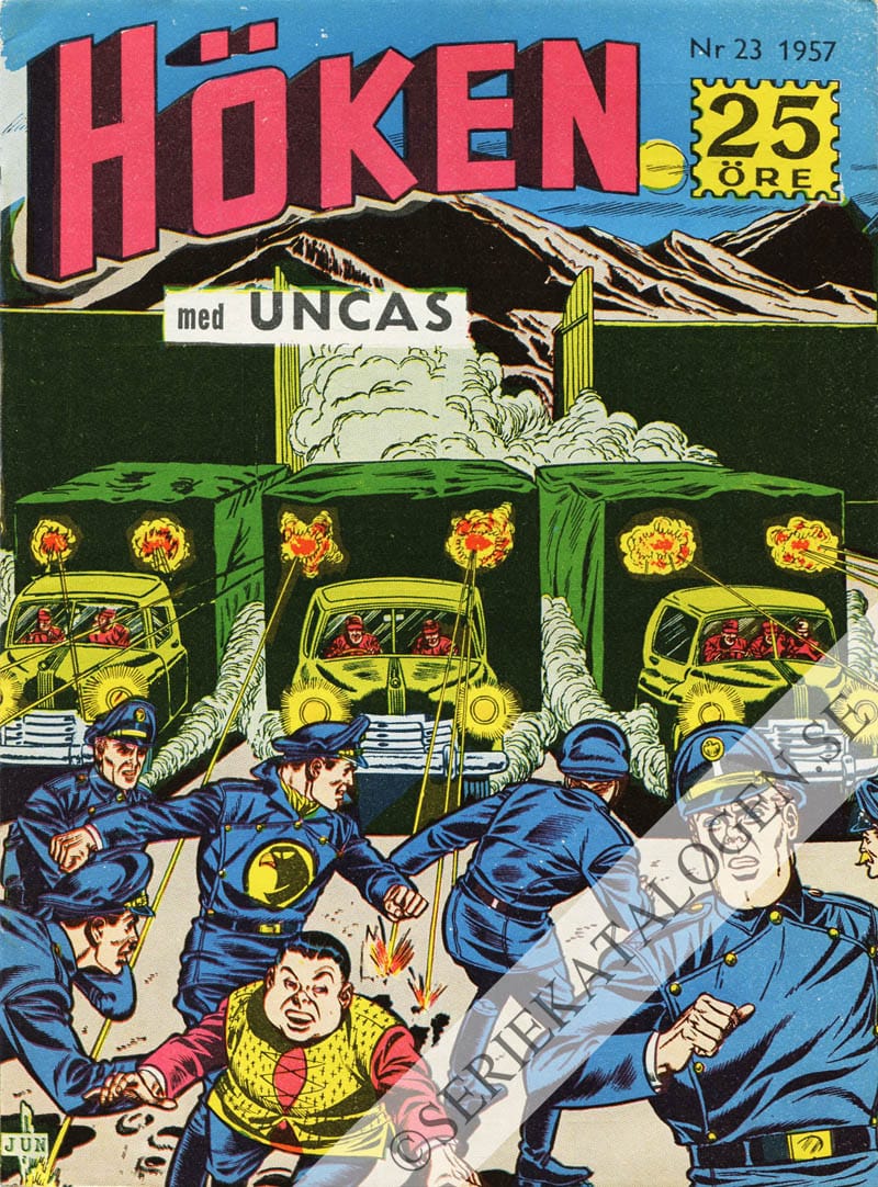 Framsida på Höken #23 (1957)