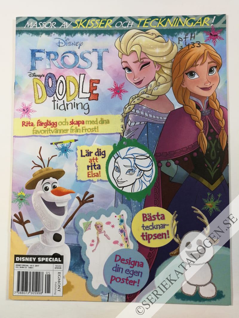 Framsida på Disney special Frost - Doodletidning (2017)