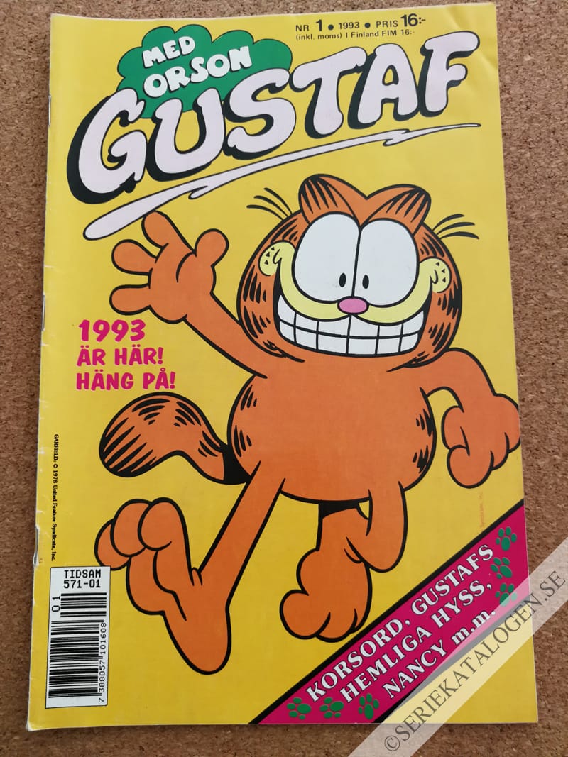 Framsida på Gustaf #1 (1993)