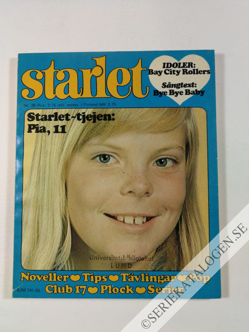 Framsida på Starlet #26 (1976)