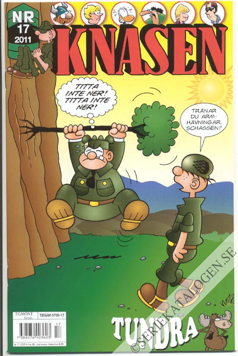 Framsida på Knasen #17 (2011)
