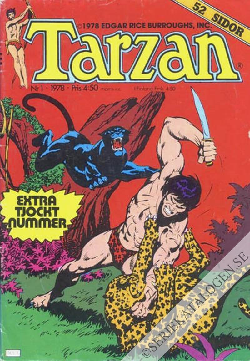 Framsida på Tarzan #1 (1978)