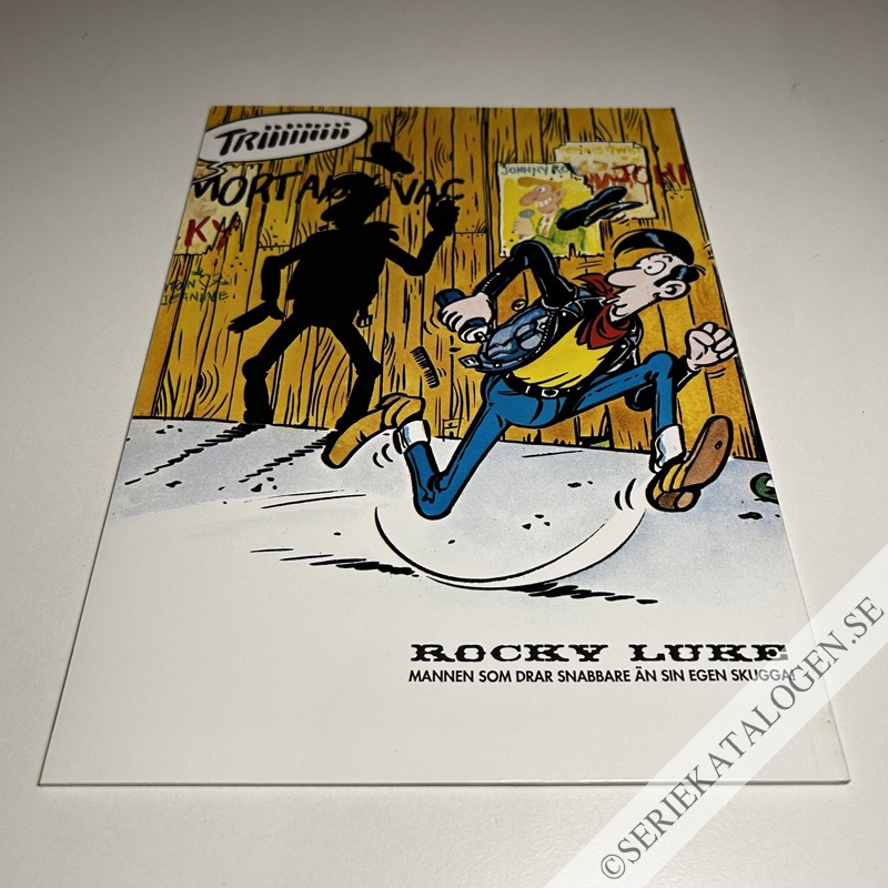Baksida på Rocky Luke - Storstadscowboy (1990)
