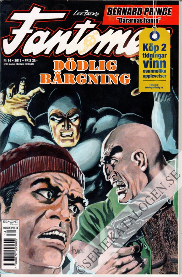 Framsida på Fantomen #14 (2011)