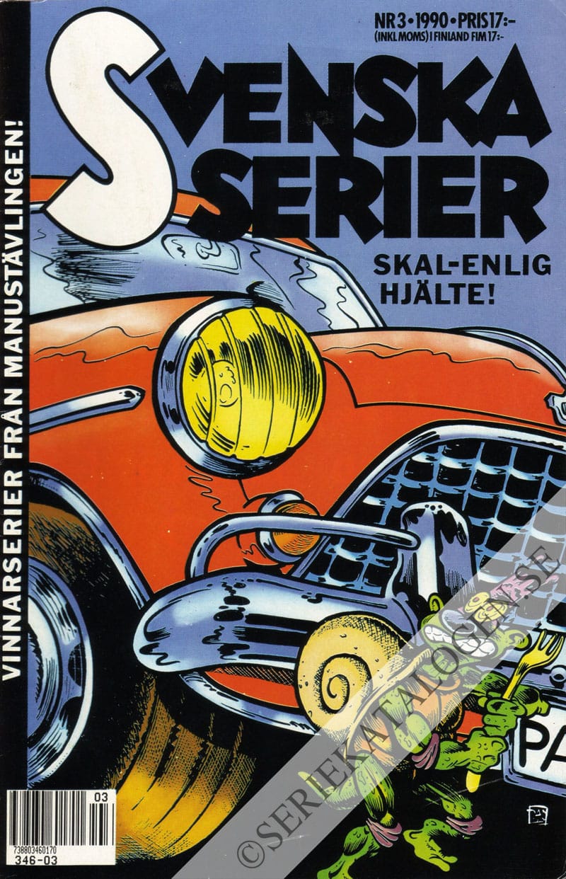 Framsida på Svenska serier #3 (1990)