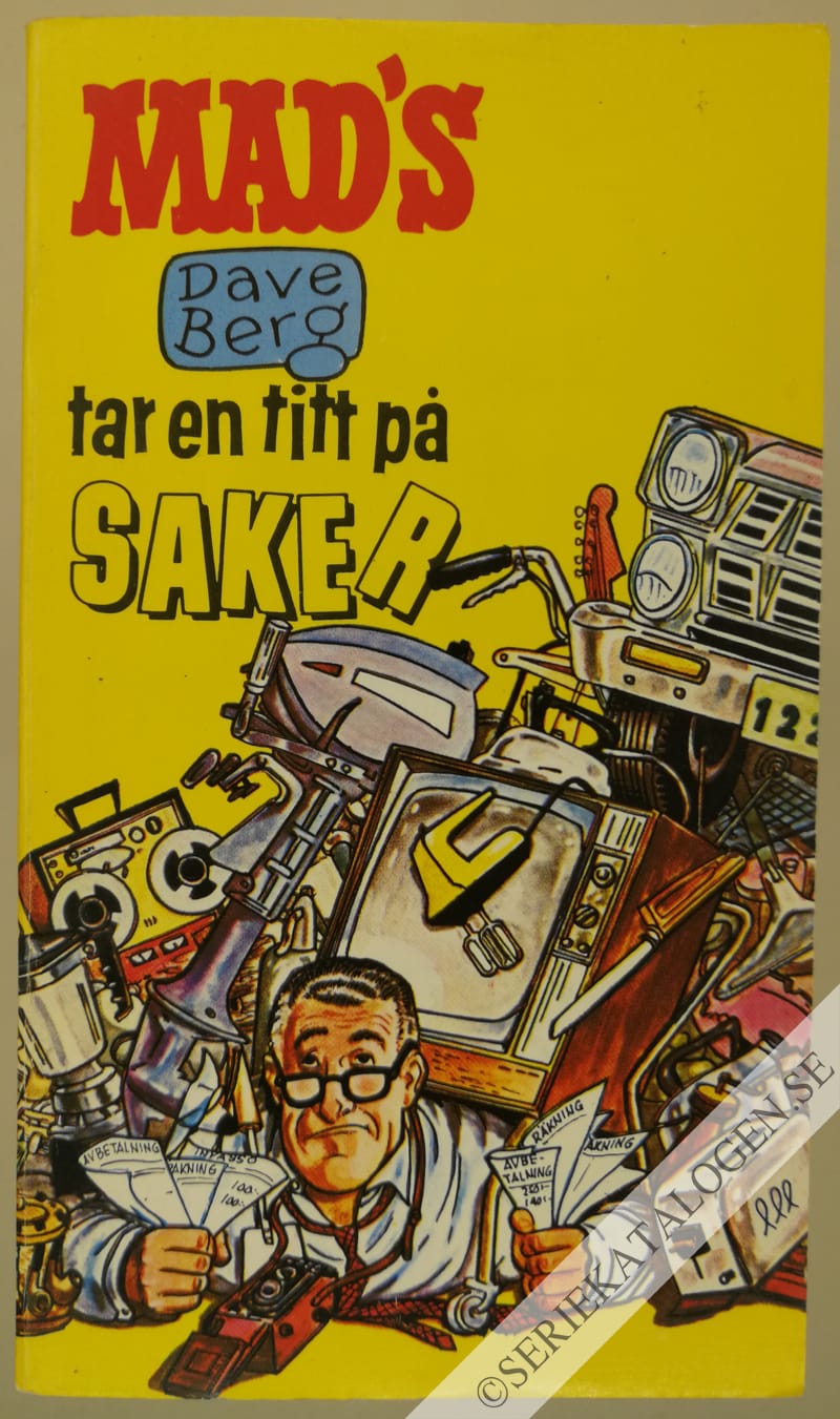 Framsida på MAD-pocket Dave Berg tar en titt på saker (1968)
