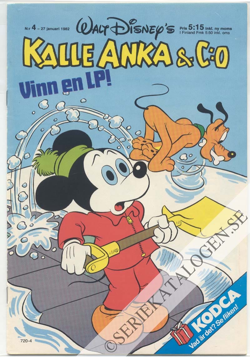 Framsida på Kalle Anka & C:o #4 (1982)
