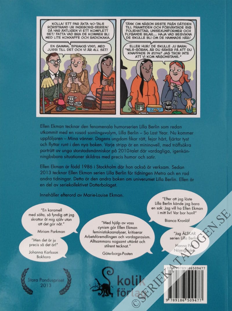 Baksida på Mina vänner (2014)