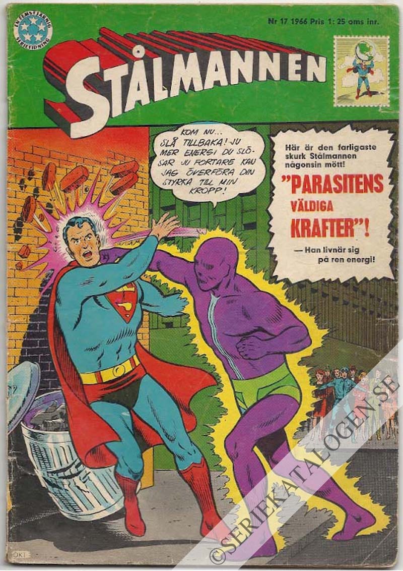 Framsida på Stålmannen #17 (1966)
