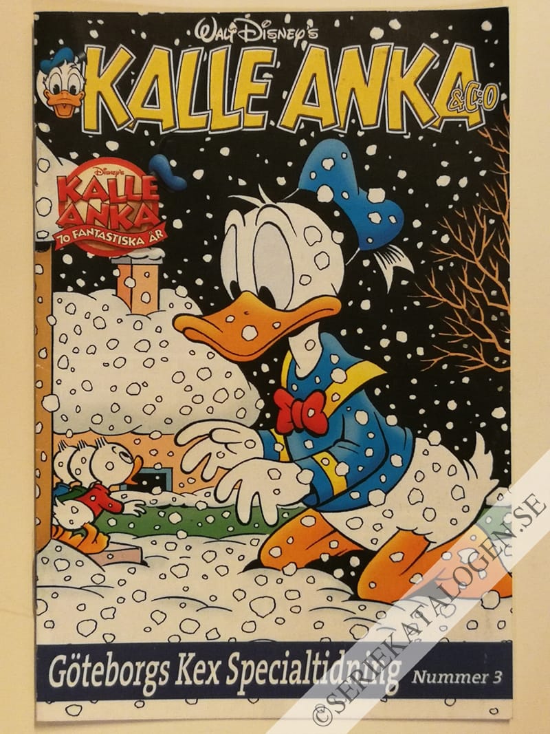 Framsida på Kalle Anka & C:o - Göteborgs Kex specialtidning #3 (2004)