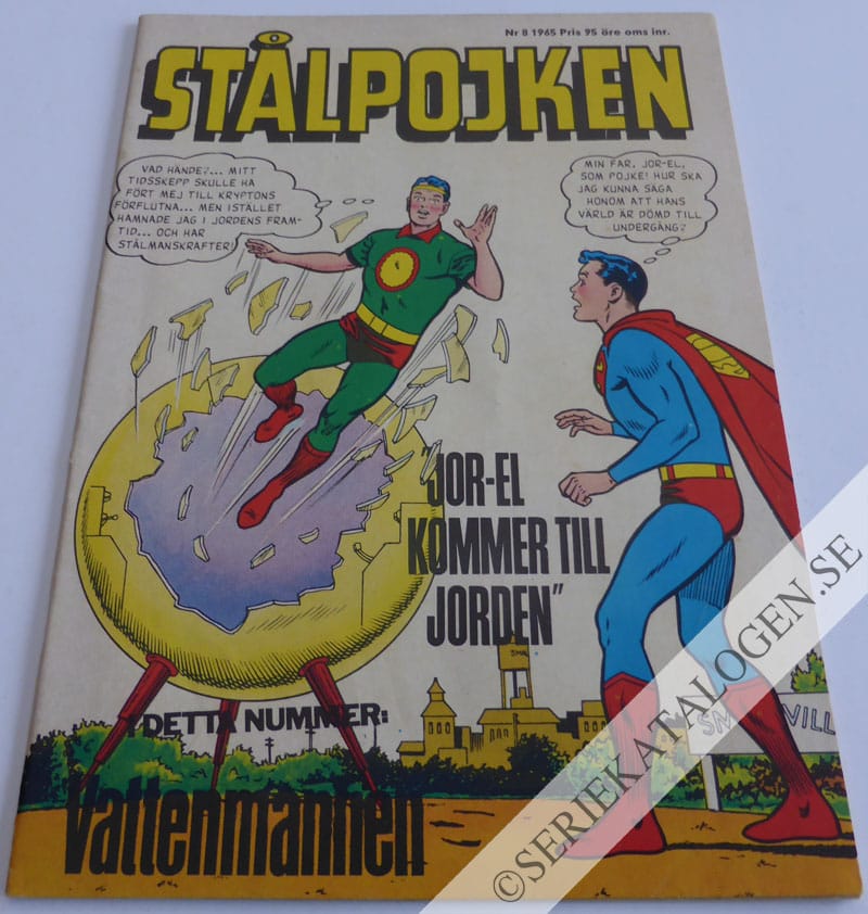 Framsida på Stålpojken #8 (1965)
