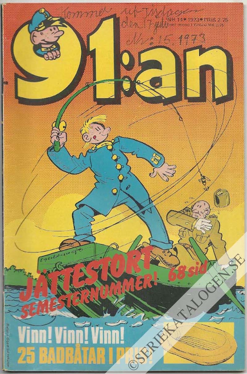 Framsida på 91:an #14 (1973)