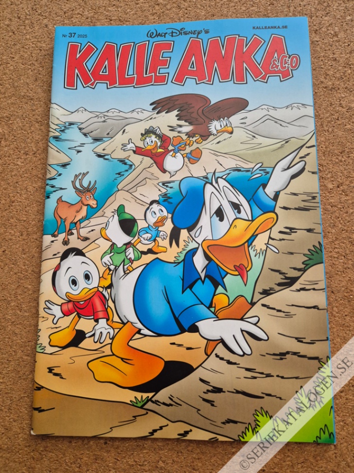 Framsida på Kalle Anka & C:o #37 (2025)
