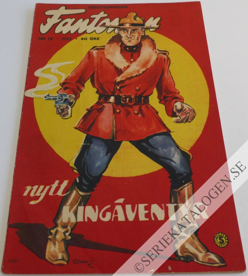 Framsida på Fantomen #19 (1952)
