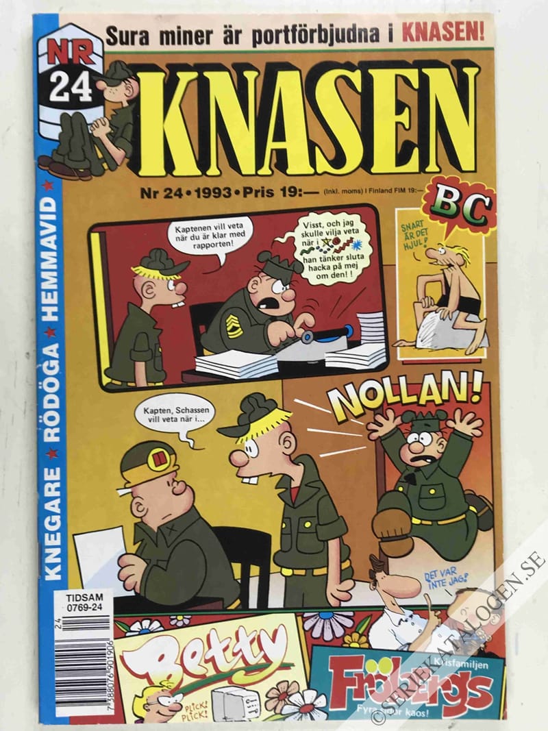 Framsida på Knasen #24 (1993)