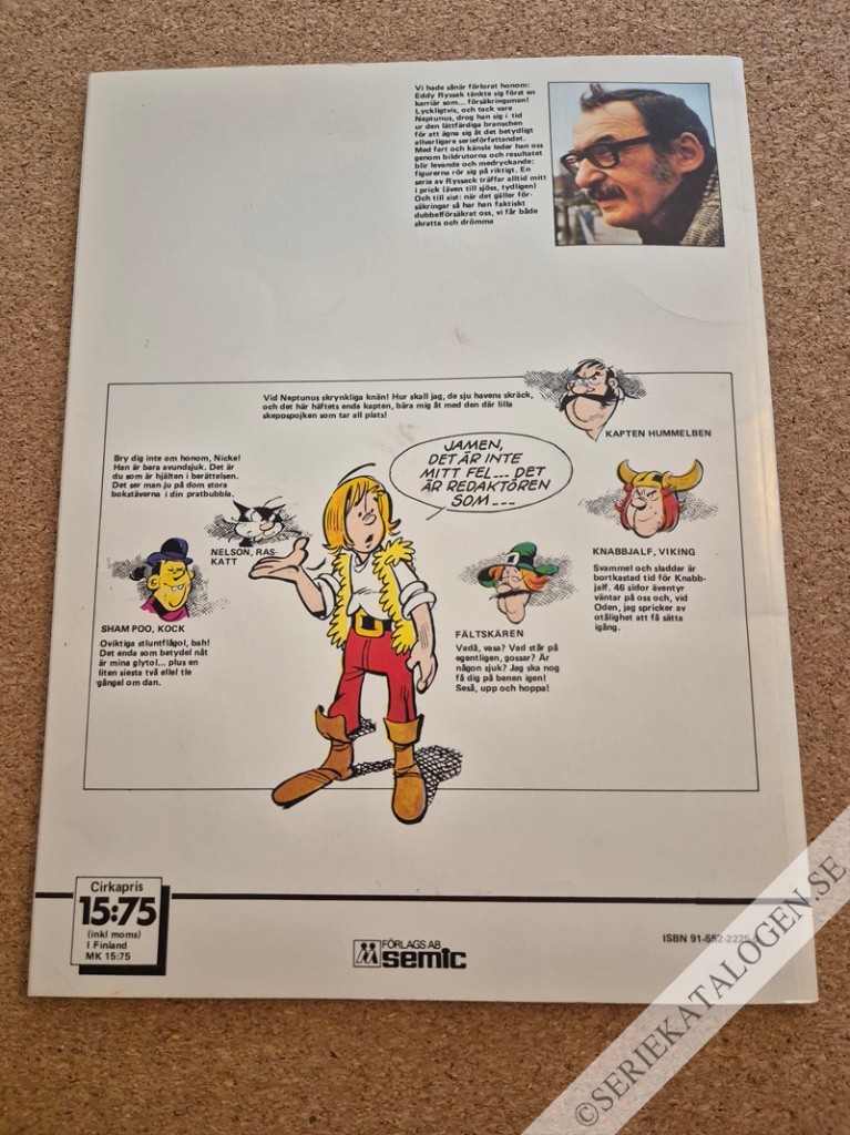 Baksida på Alpjägare i masttoppen (1980)