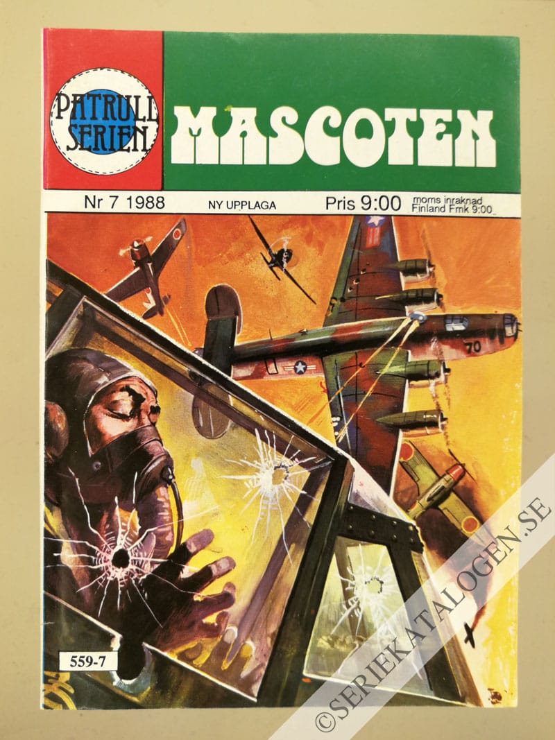Framsida på Patrullserien #7 - Mascoten (1988)
