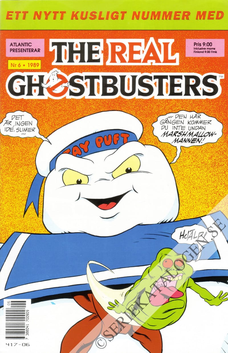 Framsida på The real Ghostbusters #6 (1989)