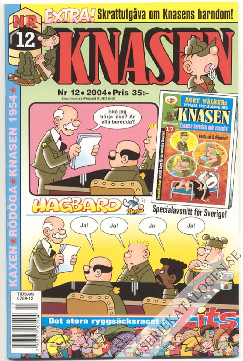 Framsida på Knasen #12 (2004)