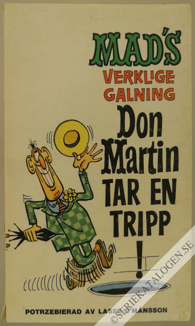 Framsida på MAD-pocket Don Martin tar en tripp! (1965)